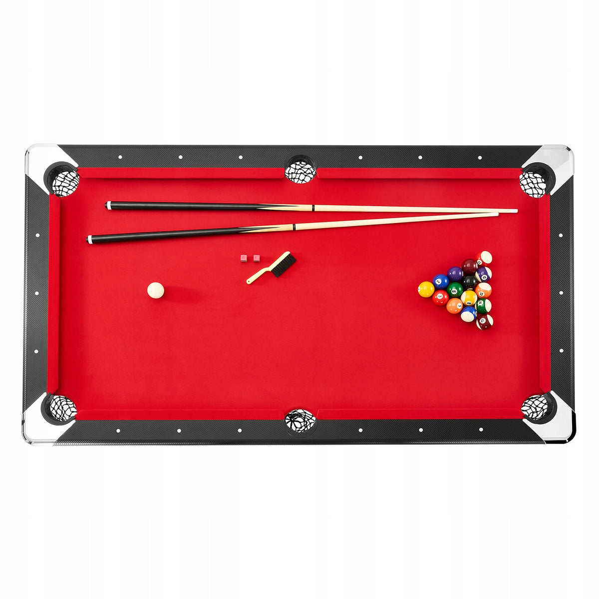 VEVOR PROFESSIONAL BILLIARD TABLE 1.9M FOLDABLE ACCESSORY SET