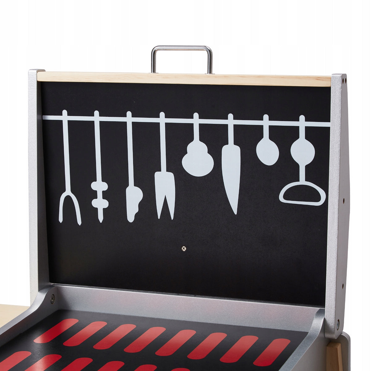 VEVOR WOODEN TOY GRILL FOR CHILDREN 21 PIECE PREMIUM SET FOR
