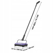 VEVOR MANUAL CARPET SWEEPER WITH 300ML CONTAINER 180 DEGREES