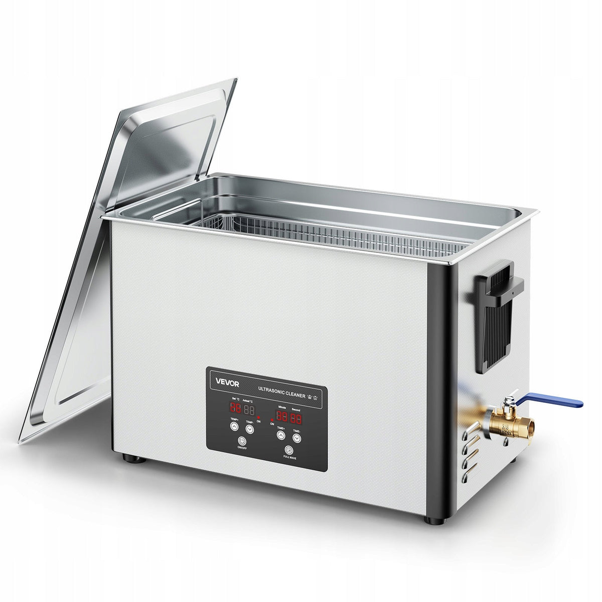VEVOR 30L PROFESSIONAL ULTRASONIC CLEANER 480W 40KHZ STAINLESS STEEL