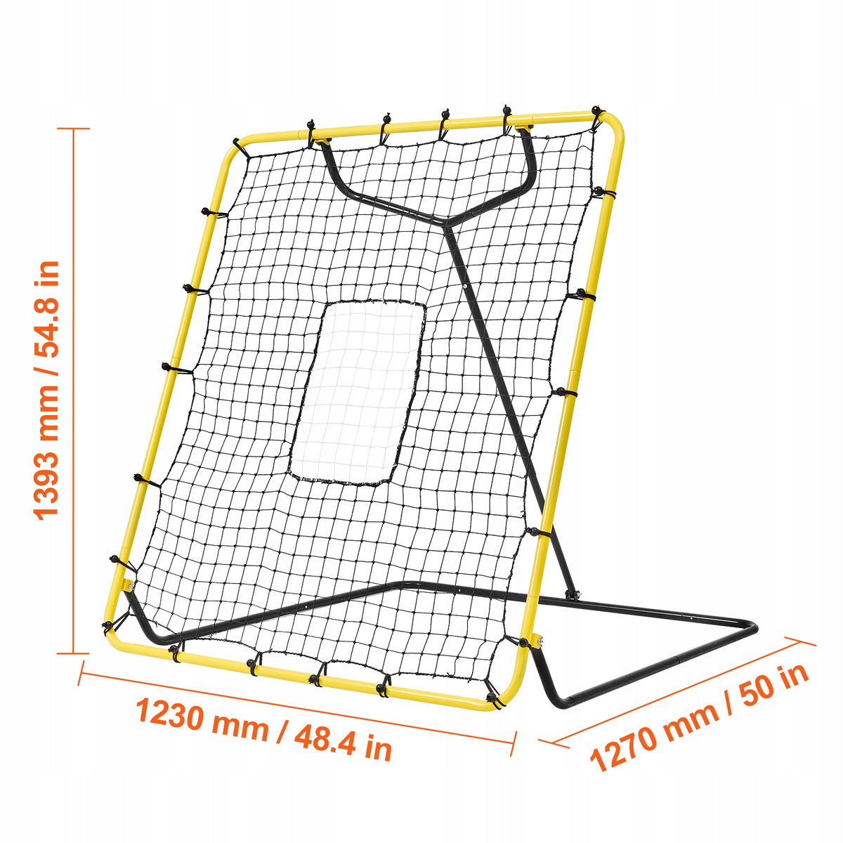 VEVOR 4 x 4.5 PROFESSIONAL BASEBALL AND SOFTBALL REBOUNDER NET