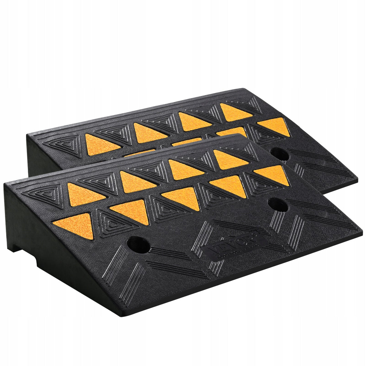 VEVOR THRESHOLD RAMP 2X RUBBER HEAVY DUTY 15 TON CAPACITY CURB RAMP