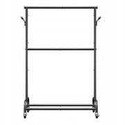 VEVOR Professional Clothes Rack with Wheels and Adjustable Crossbar