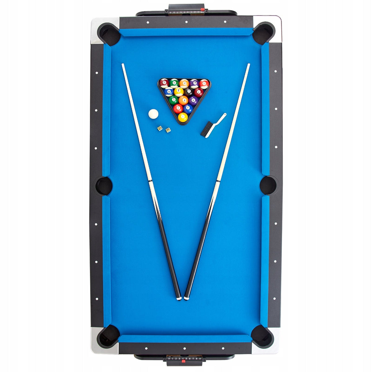 VEVOR 3-IN-1 MULTIFUNCTIONAL ROTARY BILLIARDS HOCKEY PING PONG TABLE PREMIUM