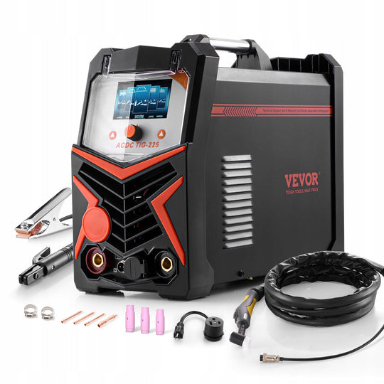 VEVOR Professional 6-in-1 TIG Welder Aluminum with Large Display