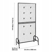 PREMIUM VEVOR GRID WALL PANELS 2 PCS 898X1798MM STAND WITH WHEELS