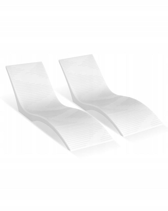 VEVOR POOL LOUNGER SET 2-PIECE ERGONOMIC STRONG POOL LOUNGER
