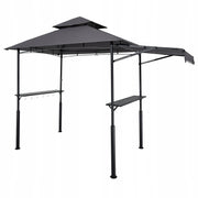VEVOR GRILL GAZEBO 2430X1500X2500 MM TWO-TIER ROOF STRONG STEEL