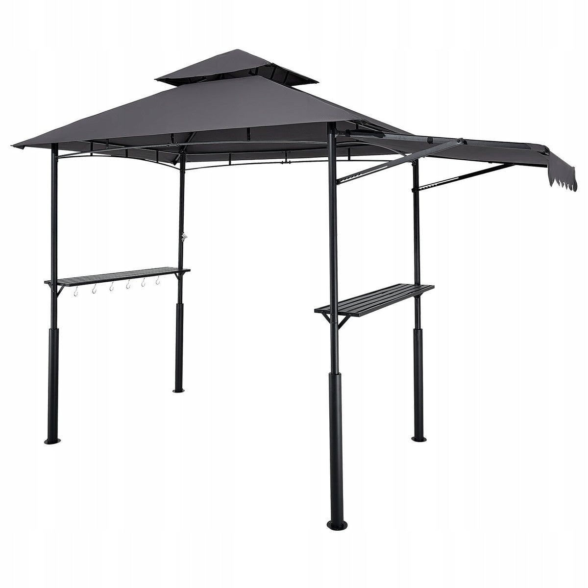 VEVOR GRILL GAZEBO 2430X1500X2500 MM TWO-TIER ROOF STRONG STEEL