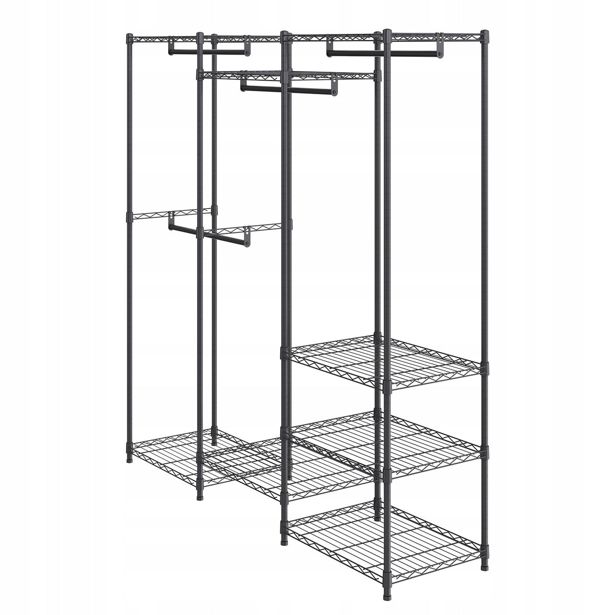 VEVOR MOBILE CLOTHES RACK HEAVY DUTY FREESTANDING 362 KG ADJUSTABLE