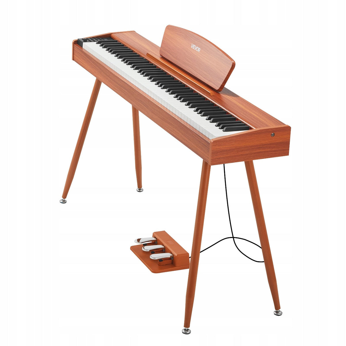VEVOR DIGITAL PIANO 88 FULLY WEIGHTED KEYS POWERFUL SOUND THREE PEDALS