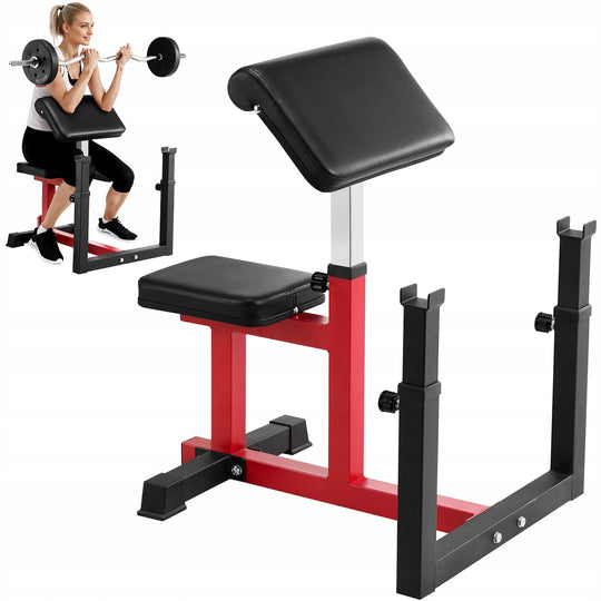 VEVOR STRENGTH TRAINING BENCH PREACHER CURL BENCH STRONG STEEL 200KG