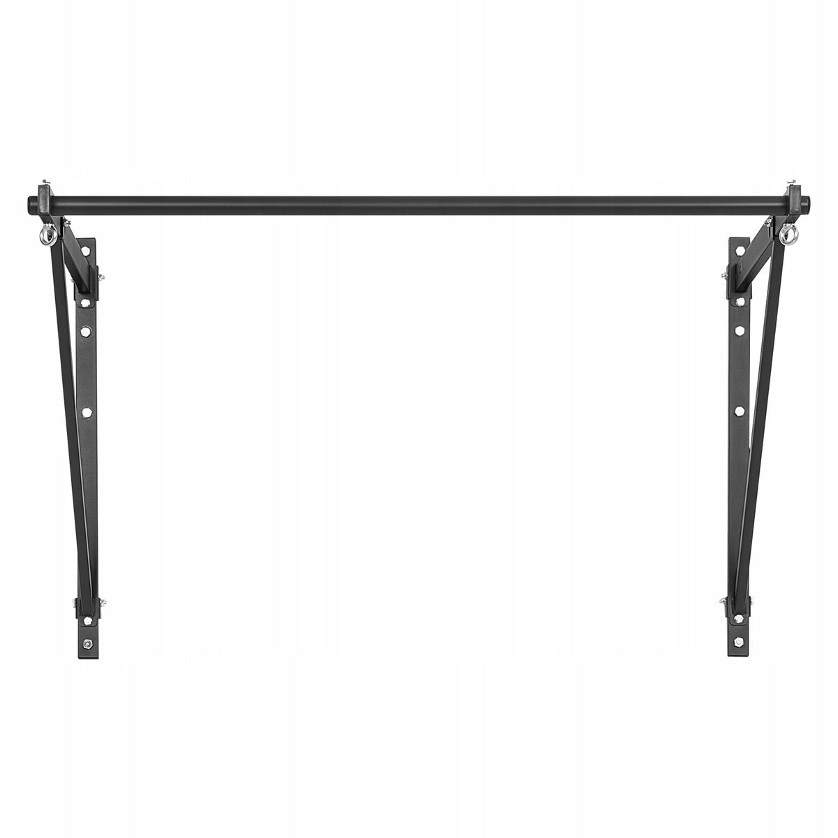 VEVOR Heavy Duty Wall Mounted Pull Up Bar Adjustable 440LBS Black