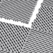 VEVOR MODULAR DRAINAGE MAT 24 PCS 15.7X15.7 INCH PP NON-SLIP