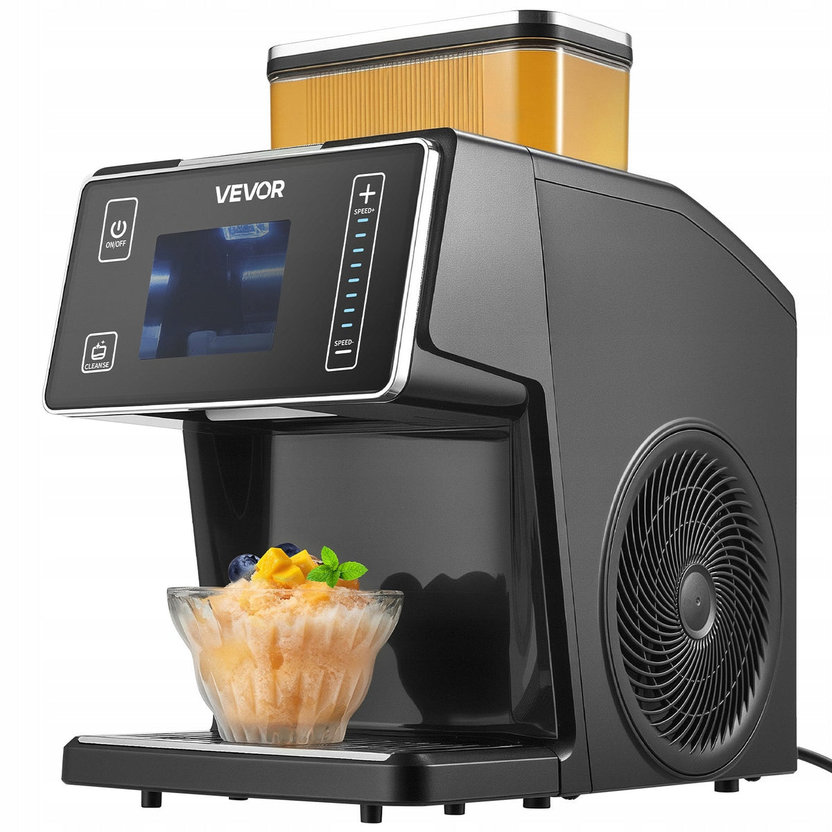 PROFESSIONAL VEVOR 20KG 24H SNOWFLAKE ICE MACHINE 8 SPEEDS