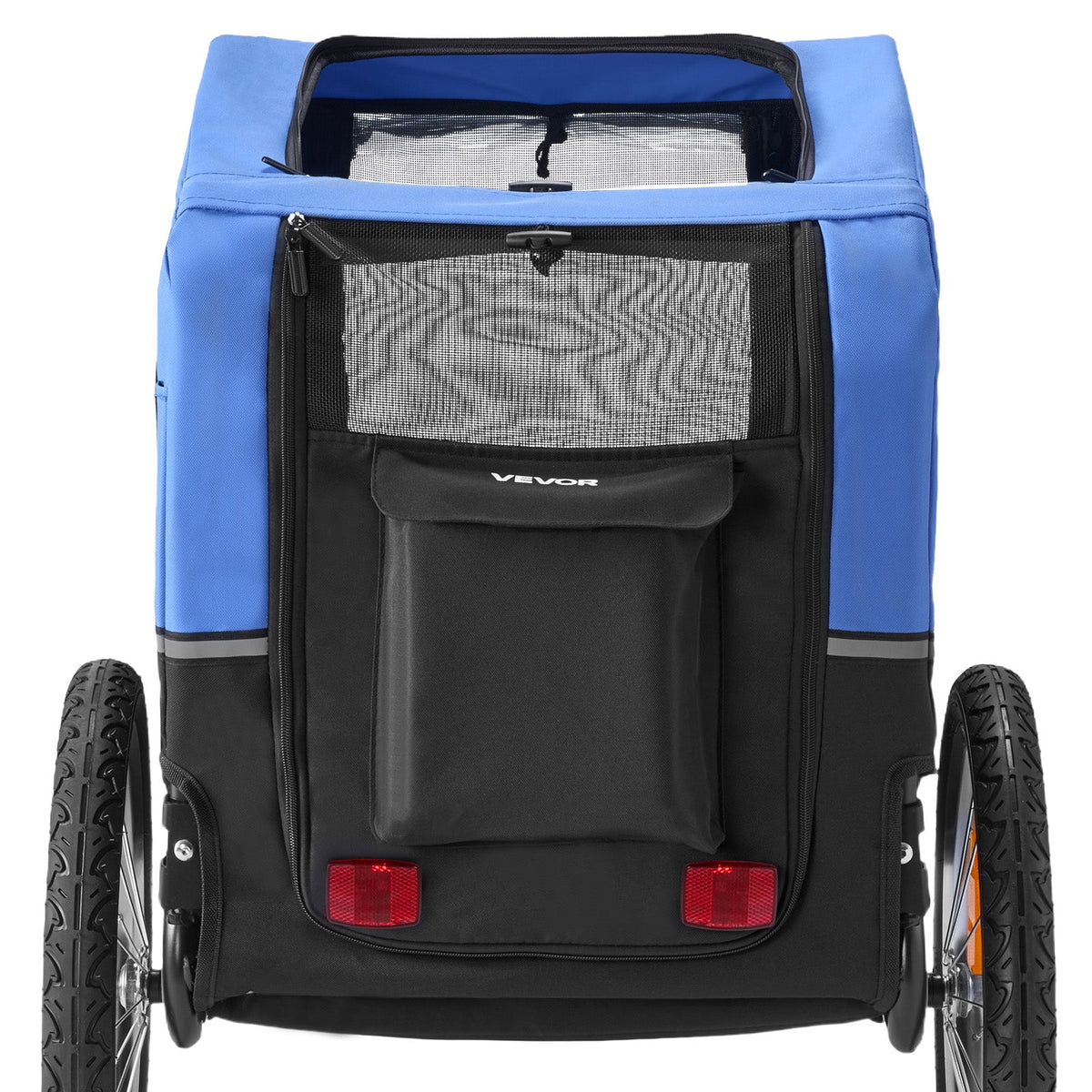 VEVOR BICYCLE TRAILER FOR DOGS UP TO 30 KG FOLDABLE STRONG AND LIGHTWEIGHT FRAME