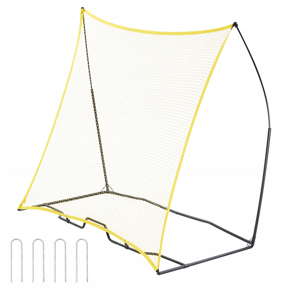 VEVOR SOCCER REBOUNDER PORTABLE SOCCER TRAINER 7X7FT STURDY CONSTRUCTION