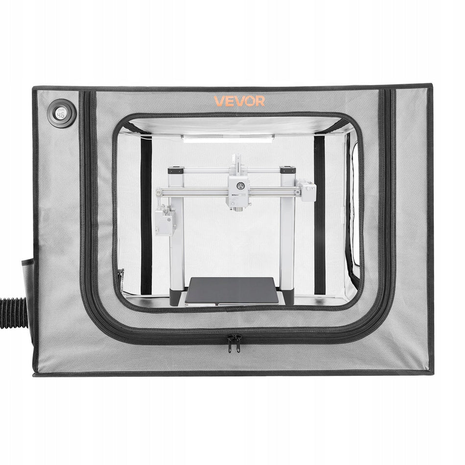 PROFESSIONAL VEVOR 3D PRINTER ENCLOSURE 80X58X58 CM DUSTPROOF LED
