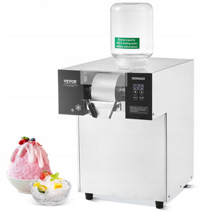 VEVOR COMMERCIAL 175KG/24H SNOWFLAKE ICE MACHINE POWERFUL STEEL