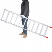 VEVOR ALUMINUM RAMPS TRIPLE FOLDING RAMP 1500LBS WITH STRAPS