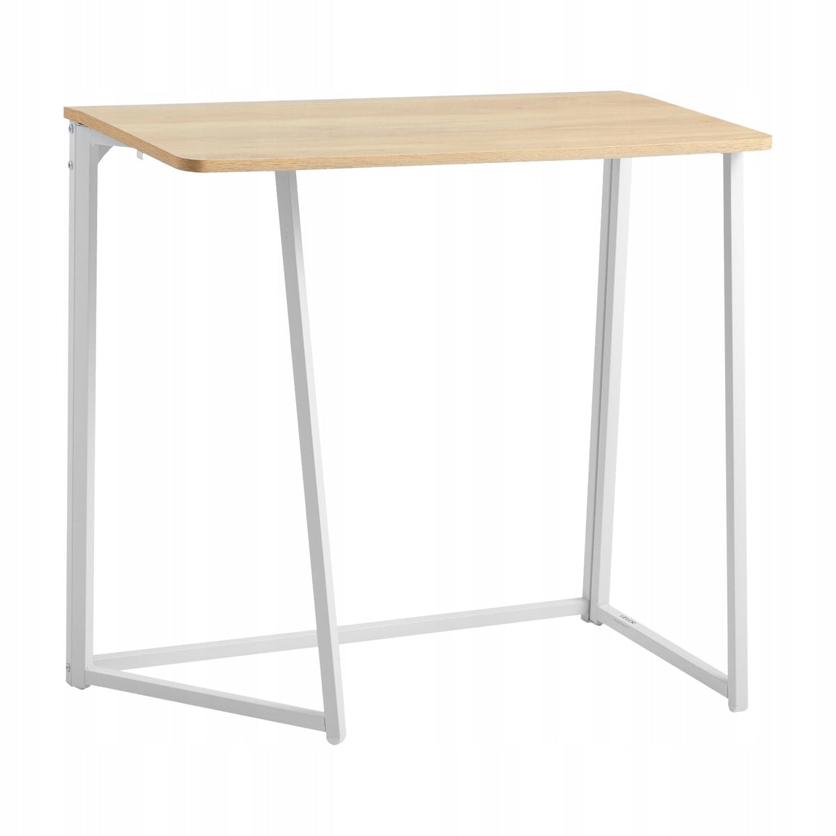 VEVOR SMALL FOLDING DESK 80X48 CM WOODEN TOP STABLE FOLDING DESK