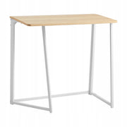 VEVOR SMALL FOLDING DESK 80X48 CM WOODEN TOP STABLE FOLDING DESK