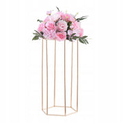 VEVOR Wedding Flower Stand 10pcs 290x250x600mm Gold Solid Set