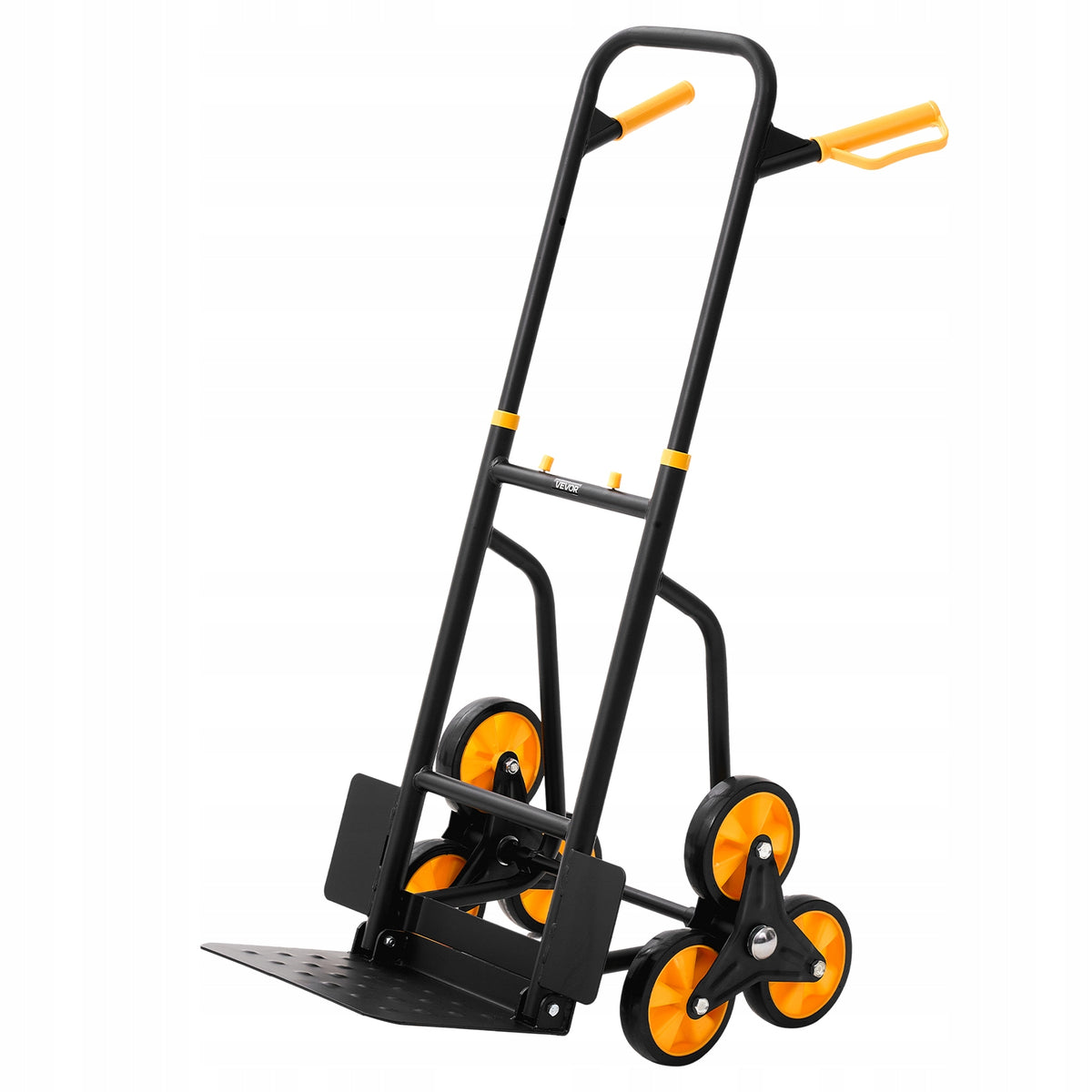 VEVOR FOLDING STAIR CLIMBER TROLLEY 200 KG HEAVY DUTY THREE-WHEEL SYSTEM