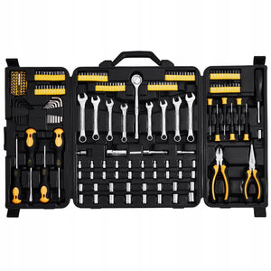 VEVOR 221-PIECE MECHANICAL TOOL SET 1/4 AND 3/8 INCH SOCKETS