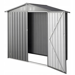 VEVOR METAL TOOL SHED LOCKABLE DOOR VENTILATION STURDY