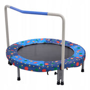 VEVOR 91 44 CM CHILDREN'S FOLDABLE TRAMPOLINE BLUE STRONG STEEL FRAME