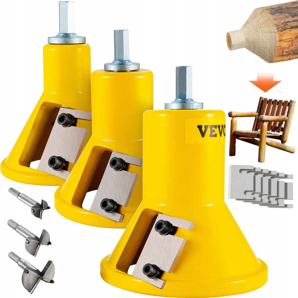 PREMIUM VEVOR FORSTNER BIT SET 25.4-38.50.8MM 2-BLADE