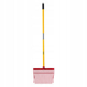 VEVOR SWEDISH DIGGING FORK 18 TEETH LONG HANDLE FIBERGLASS SOLID