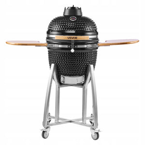 VEVOR KAMADO 450 MM PROFESSIONAL CERAMIC BBQ SMOKER WITH WOODEN