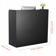 VEVOR PROFESSIONAL RECEPTION DESK RECTANGULAR LOCKABLE CASH WRAP COUNTER