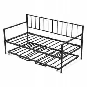 VEVOR TWIN DAYBED FRAME WITH LIFT-UP AND LED LIGHTS