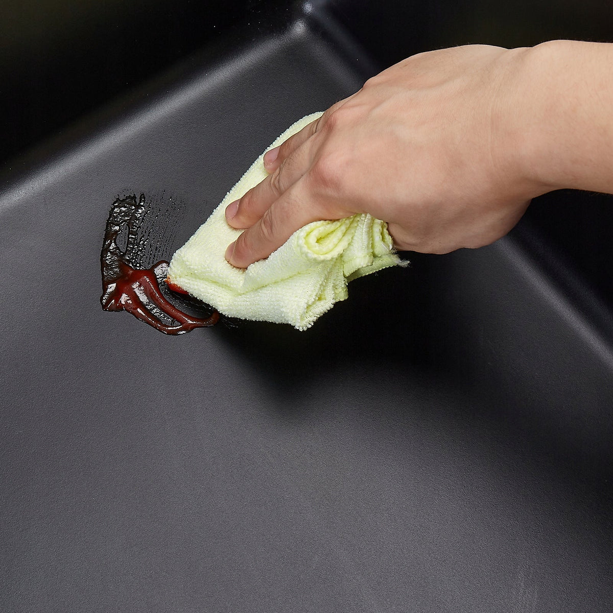 VEVOR GRANITE KITCHEN SINK 635X559X254 MM BLACK COUNTERTOP MOUNT STURDY