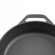 VEVOR CAST IRON PAN SET 150 205 260 305 MM STRONG SET SILICONE