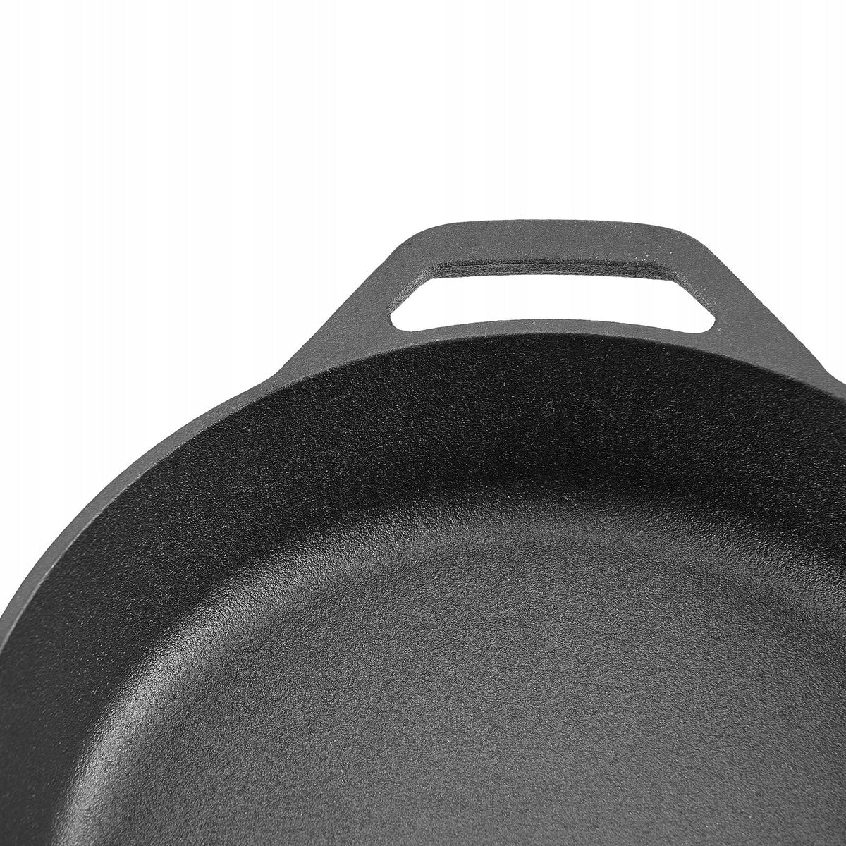 VEVOR CAST IRON PAN SET 150 205 260 305 MM STRONG SET SILICONE