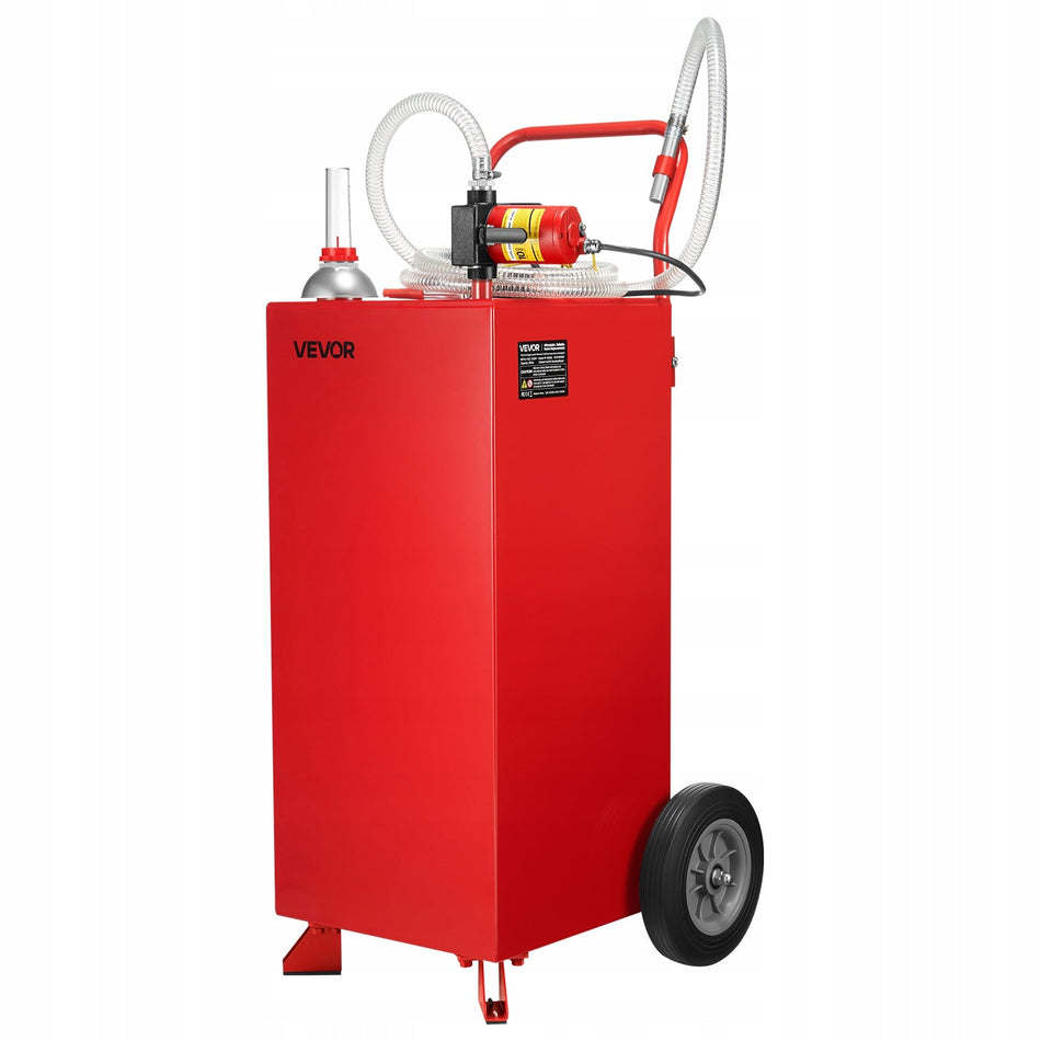 VEVOR FUEL CADDY 114L 30 GALLONS ELECTRIC PUMP STRONG SOLID