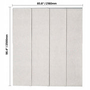 VEVOR BLACKOUT CURTAINS EXTENDABLE TRACK 116-218 CM 4 PREMIUM PANELS
