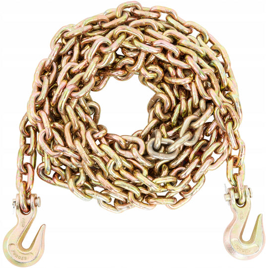 VEVOR 2-PACK 9.53MM 6M G80 GALVANIZED HEAVY DUTY TOW CHAINS