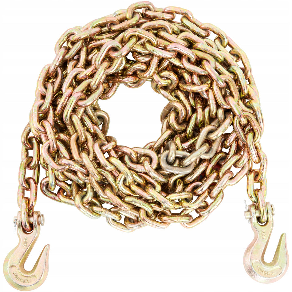 VEVOR 2-PACK 9.53MM 6M G80 GALVANIZED HEAVY DUTY TOW CHAINS