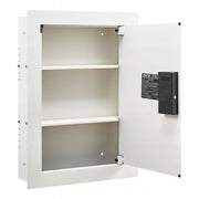 VEVOR 22 INCH WALL SAFE STRONG LOCK PASSWORD CARD KEY ADJUSTABLE SHELVES