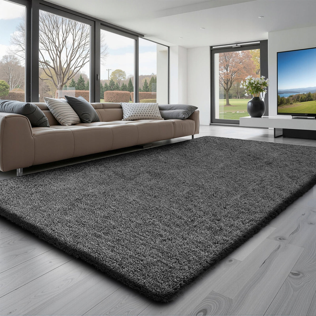 VEVOR PLUSH LONG PILE CARPET 2438X1524MM STRONG AND SOFT