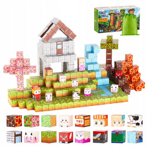 VEVOR 150-Piece Magnetic Building Blocks Premium Forest Set