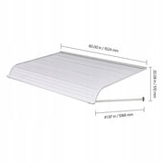 VEVOR WINDOW AWNING 1524X1066MM ALUMINUM DOOR CANOPY STRONG LIGHTWEIGHT