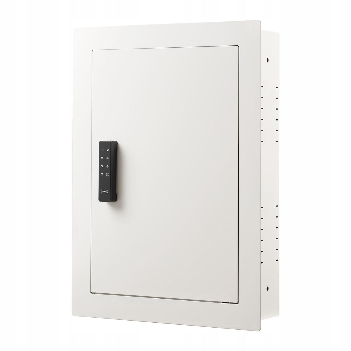 VEVOR 22 INCH WALL SAFE STRONG LOCK PASSWORD CARD KEY ADJUSTABLE SHELVES