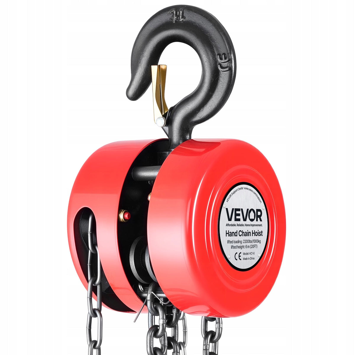 CHAIN HOIST VEVOR 1T MANUAL 6M DURABLE SOLID TOP QUALITY