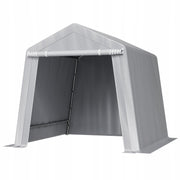 VEVOR TOOL TENT 243X243X229 CM STURDY GARAGE WITH PE GRAY